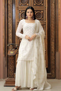 Aranyani Embroidered Georgette Kurti Sharara Set
