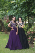 Elegant Designer Readymade Georgette Gown