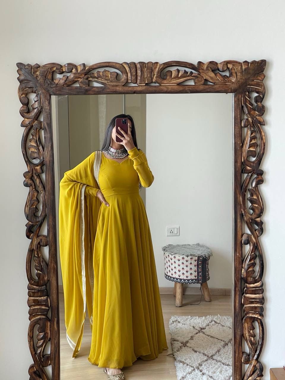Georgette Anarkali: Elegant Flare for Modern Royalty