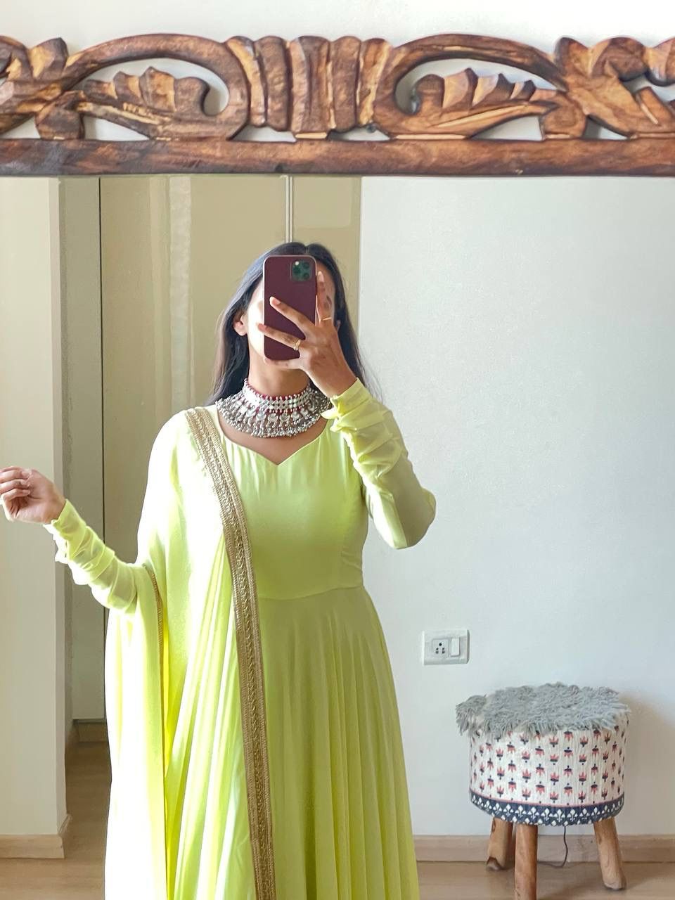 Georgette Anarkali: Elegant Flare for Modern Royalty