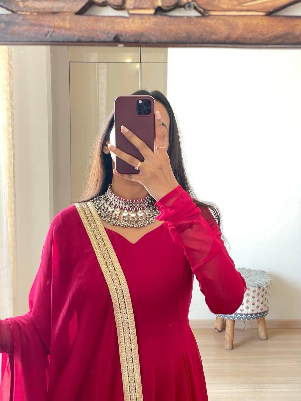 Georgette Anarkali: Elegant Flare for Modern Royalty