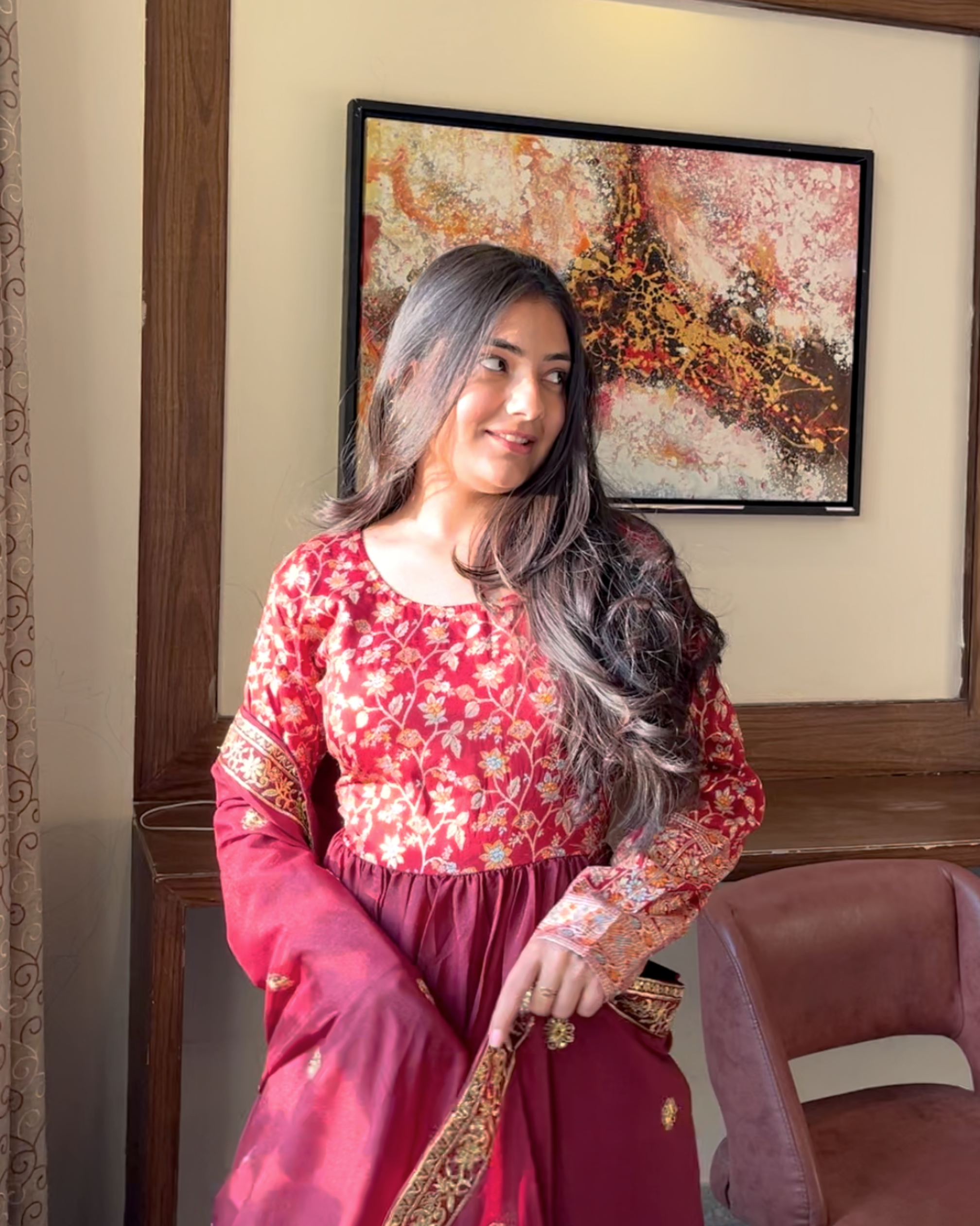 Amodini navy blue vichitra silk embroidery work lehenga choli set