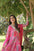 Regal Charm: Russian Silk Gown Anarkali Set