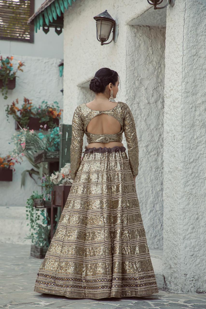 Shine in Sequin: Heavy Lehenga set
