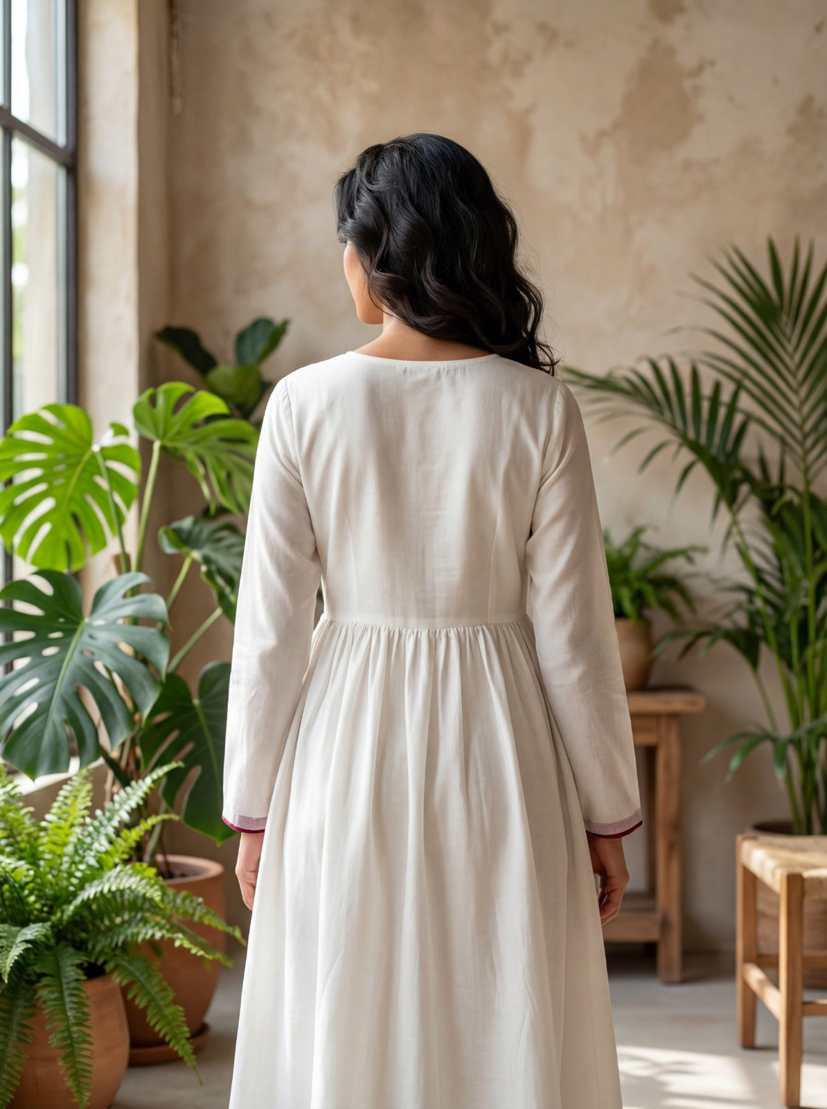 VICHHITRA SILK CO-ORD SET WITH THREAD SEQUINS EMBROIDERED WORK.