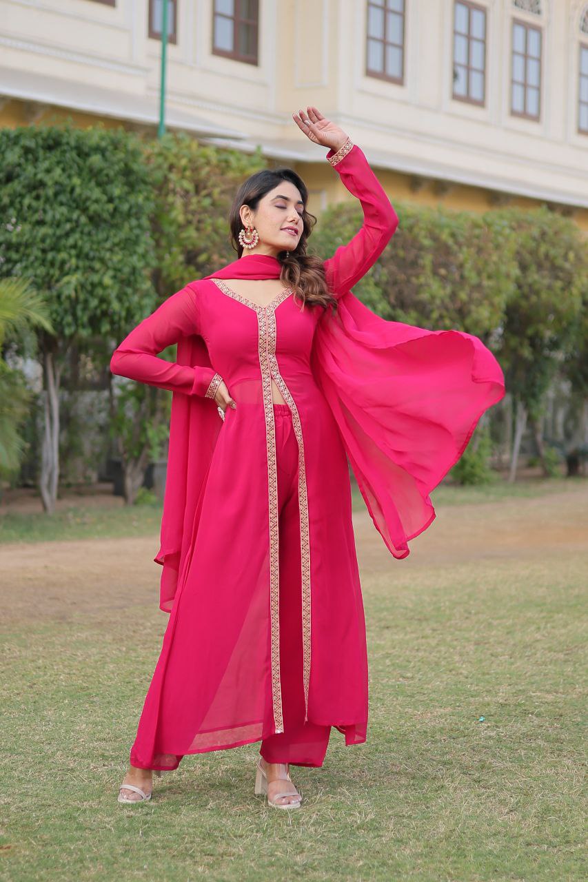 middle cut dress Cut Anarkali Dress Half Cut Frock Middle Slit Plain Anarkali Kurti Available In Shades