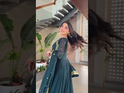 Nityashree Rama Embroidered Anarkali Gown Set