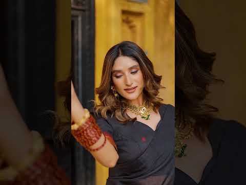 Nitriya Black Color Pure Chanderi Zari Weaving Half Saree Lehenga Choli