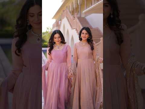Bhargavi Peach Fendy Chiffon Embroidered Gown