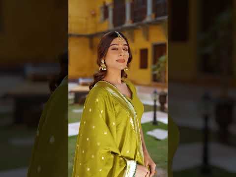 Prerna Green Color Pure Chanderi Zari Weaving Work Paithani Lehenga Choli