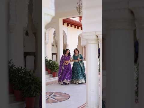 Asha Teal Green Vichitra Silk Sequins Embroidered Lehenga Choli with Dupatta