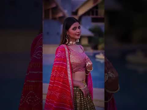 Navya Olive Green Color Embroidered Lehenga Choli with Bandhani Dupatta