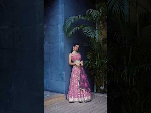 Navya Dusty Pink Color Embroidered Lehenga Choli with Floral Dupatta