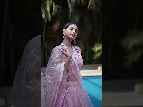 Navya Blush Pink Color Georgette Embroidered Lehenga Choli with Dupatta