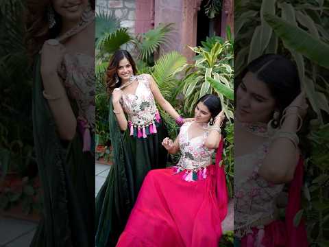 Tanu Pink Color Tissue Silk Sequins Thread Work Lehenga Choli with Dupatta