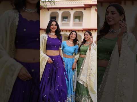 Nirika Sky Blue Color Gold Crush Sequins Zari Embroidered Work Lehenga Choli