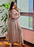 Ramani Peach Georgette Chikankari Embroidery Kurti Set