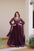 Siddhika Pure Burberry Silk Embroidered Gown Set