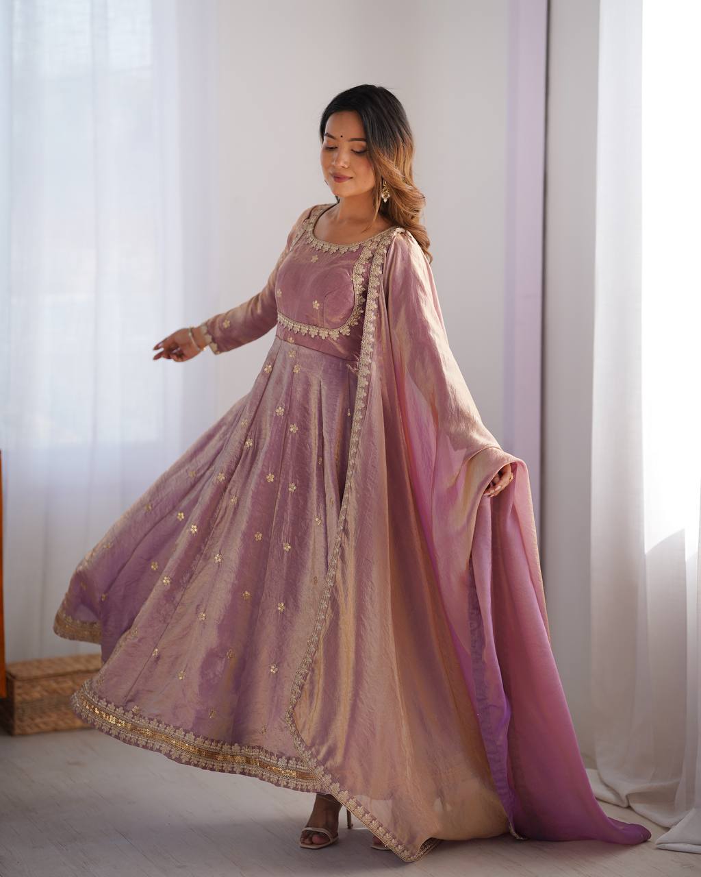 Neelika Pink Anarkali Suit Set – pink designer Anarkali suit for women, embroidered gown with dupatta, plus size ethnic wear, Fandy silk partywear gown, traditional Indian suit set, fully stitched Anarkali dress, sequin and coding embroidery suit, Mehendi and Sangeet outfit, festive ethnic set with pants, ready to wear wedding guest gown.
