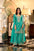 Meera Chinon Silk Embroidered Designer Kurti Sharara Set