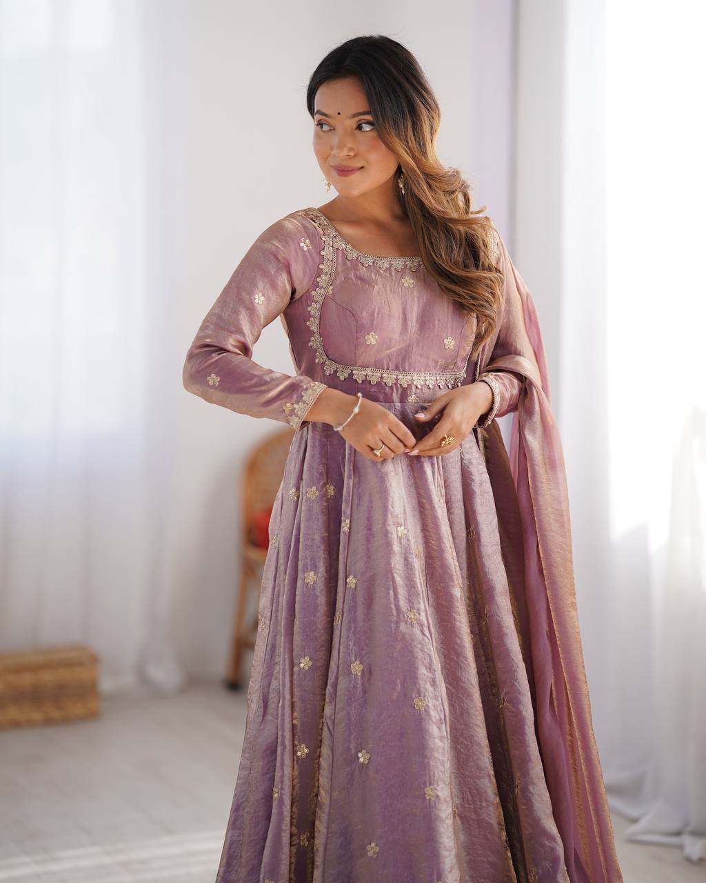 Neelika Pink Anarkali Suit Set – pink designer Anarkali suit for women, embroidered gown with dupatta, plus size ethnic wear, Fandy silk partywear gown, traditional Indian suit set, fully stitched Anarkali dress, sequin and coding embroidery suit, Mehendi and Sangeet outfit, festive ethnic set with pants, ready to wear wedding guest gown.